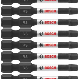 10 pc. Impact Tough™ 2 In. Square #3 Power Bits (Bulk Pack)