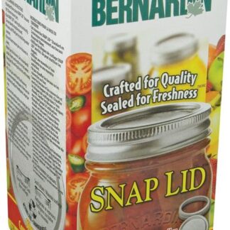 Bernardin 01101 Standard Narrow Mouth Snap Lid, 70 mm W, For Use With Jars