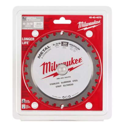 5-3/8 in. 30 Teeth Metal & Stainless Cutting Circular Saw Blade