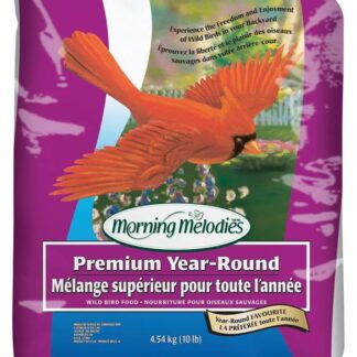 Scotts Morning Melodies 1022030 Premium Year Round Wild Bird Food Blend, 4.54 kg, Poly Woven Bag