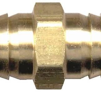 129-6P BARB - HOSE BRASS SPLIC