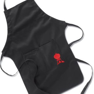 Black Weber Apron with Logo