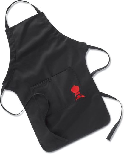 Black Weber Apron with Logo