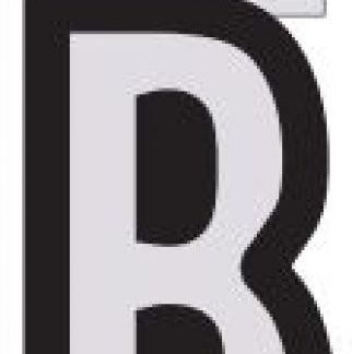 LETTER REFLECTIVE "B" VINYL 1031864