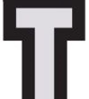 LETTER REFLECTIVE "T" VINYL 1032062