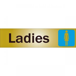 SIGN "LADIES WASHROOM" 2"X8" 1150294