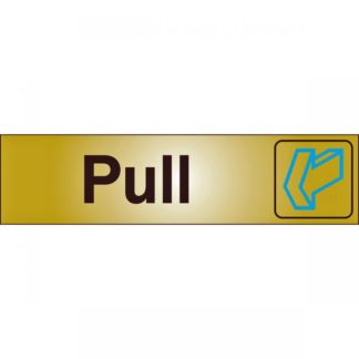 SIGN "PULL" 2"X8" 1150529