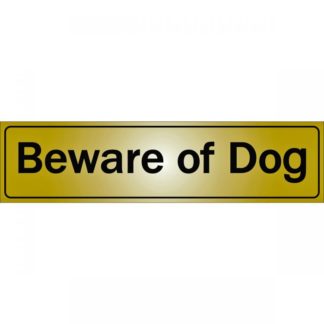 SIGN "BEWARE OF DOG" 2"X8" 1150804