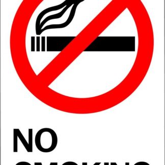 SIGN SYMBOL "NO SMOKING" 8"X12" 1170422