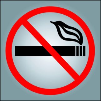 SIGN ALUM "NO SMOKING" ADHESIVE 1182595