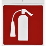 SIGN "FIRE EXTINGUISHER" ALUMINUM 1183184