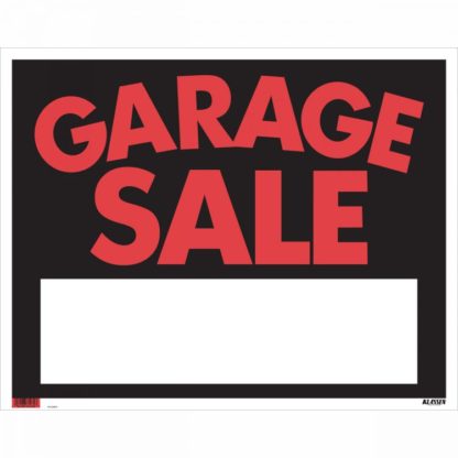 SIGN "GARAGE SALE" 19"X24" 1193007