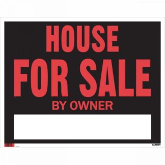 SIGN JUMBO "HOUSE FOR SALE" RED 1193015