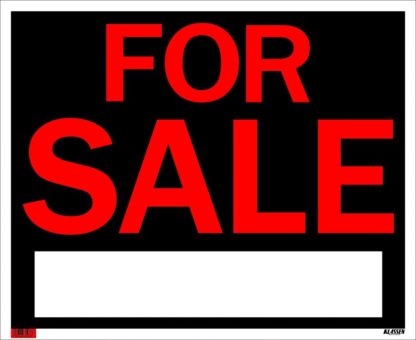 SIGN JUMBO "FOR SALE" RED 1193023