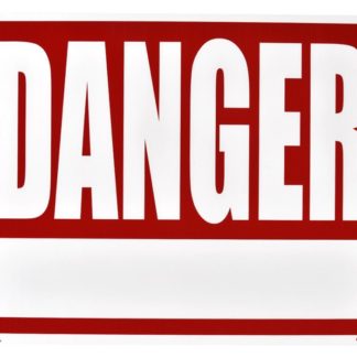 SIGN JUMBO "DANGER" W/BLANK AREA 1193438