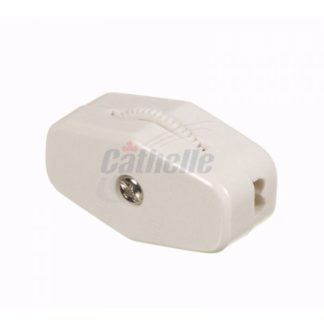 SWITCH FEED THRU FOR CORD WHITE 4254X