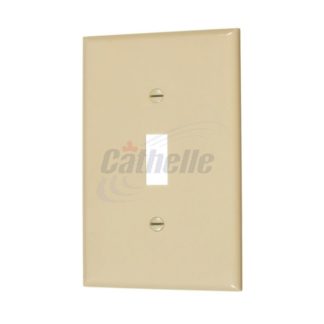 PLATE WALL SWITCH MID-SIZED IVORY 7806