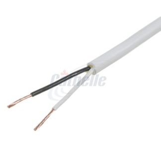 WIRE LAMP 2/18 SVT WHITE PER METER 9106