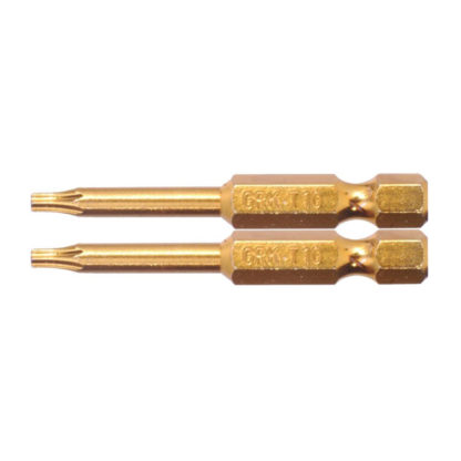 BIT DRIVER TORX T10X2" 2PK (CARDED) YELLOW 87419