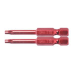 BIT DRIVER TORX T15X2" 2PK (CARDED) RED 87427