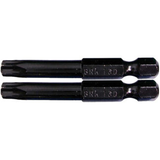 BIT DRIVER TORX T30X2" 2PK (CARDED) BLACK 87451