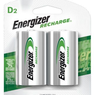 BATTERY RECHARGEABLE "D" 2PK NH50BP2