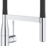 FAUCET KITCHEN ESSENCE CHROMEL/BLACK GROHE 30295000