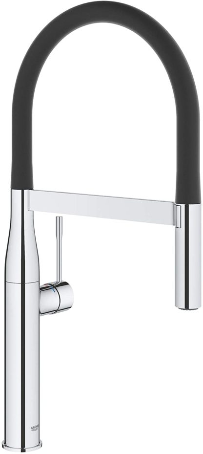 FAUCET KITCHEN ESSENCE CHROMEL/BLACK GROHE 30295000