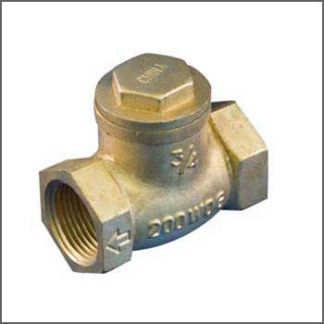 VALVE CHECK SWING BRASS 1" THREADED LEAD FREE 1191-005