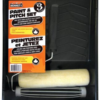 PAINT ROLLER 240MM SET W/METAL TRAY EC-240