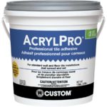 ADHESIVE WALL & FLOOR TILE ACRYLPRO 3.78L CARL40001-2