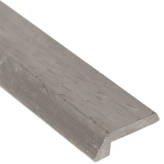 EDGE TILE HAMMERED SILVER 3/4"X3FT FA1121HSI03