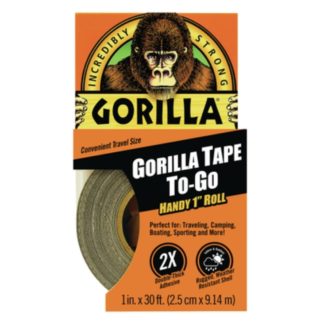 TAPE GORILLA HANDY ROLL 1"X30FT BLACK 6101002