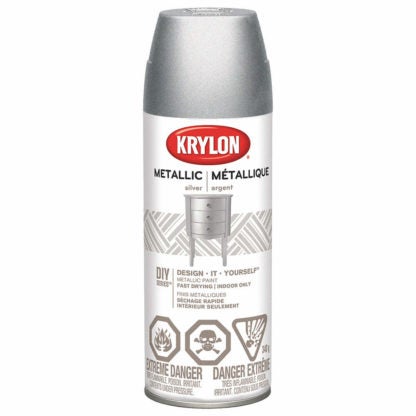 PAINT SPRAY METALLIC SILVER 312G 41406