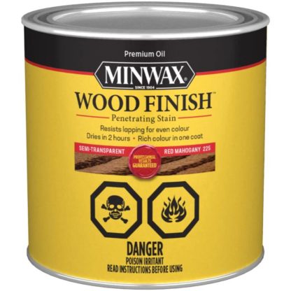 PAINT MINWAX STAIN RED MAHOGANY 236ML #225 225014444