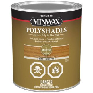 STAIN POLYSHADES HONEY PINE SATIN 946ML 331034444