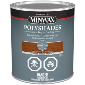 STAIN POLYSHADES ANTIQUE WALNUT SATIN 946ML 334034444