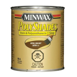 Minwax 335034444 Polyshades, 946 ml, Royal Walnut 350, Solvent