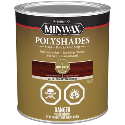 STAIN POLYSHADES BOMBAY MAHOGANY SATIN 946ML 338034444