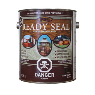 SEALER & SATIN EXT READY SEAL DARK WALNUT 3.78L 125