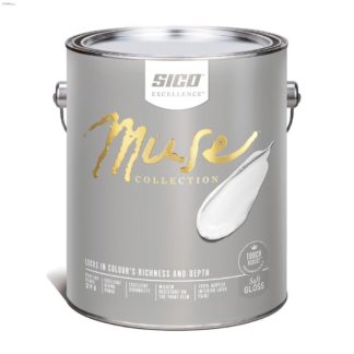 PAINT SICO MUSE SOFT GLOSS PURE WHITE 3.78L 992-550