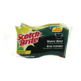 Scotch-Brite O-Cel-O Heavy Duty Scrub Sponge 2 Pack SB-HD2-12