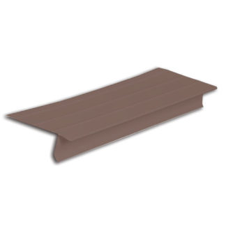 Euramax Brown Aluminum Eavestrough 5" X 10' 2400619