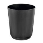 Interdesign Austin Matte Black Garbage Can 28137