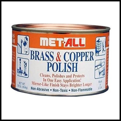 Met-All Brass & Copper Polish 16 oz BC-10