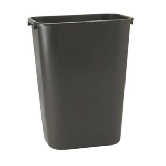 Rubbermaid 41.25 Quart Wastebasket, Black 2957-00-BLA