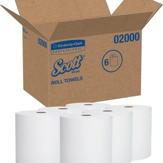 Scott Paper Towel White 8" X 950' Case/6 02000-00