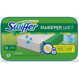 Swiffer Sweeper Wet Mopping Cloth Refills 12 Pack 35154