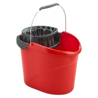 Vileda 12 L Quick Wring Mop Bucket, Red 158028