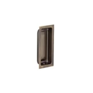 3-5/8" X 1-3/4" Flush Pull, Aged Bronze 227B-716